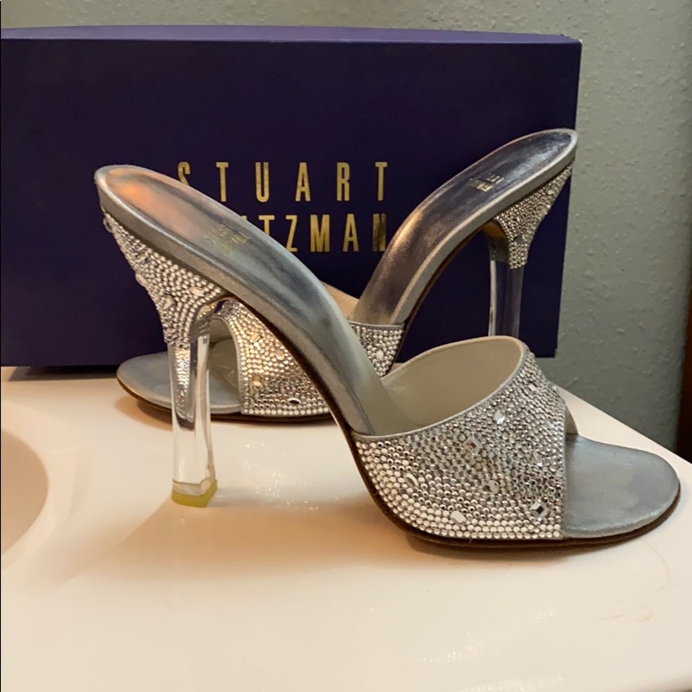 Stuart Weitzman Mixture Matte Super Fancy Bling - image 6
